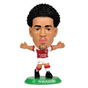 Arsenal FC Ethan Nwaneri SoccerStarz Football Figurine / Red/White